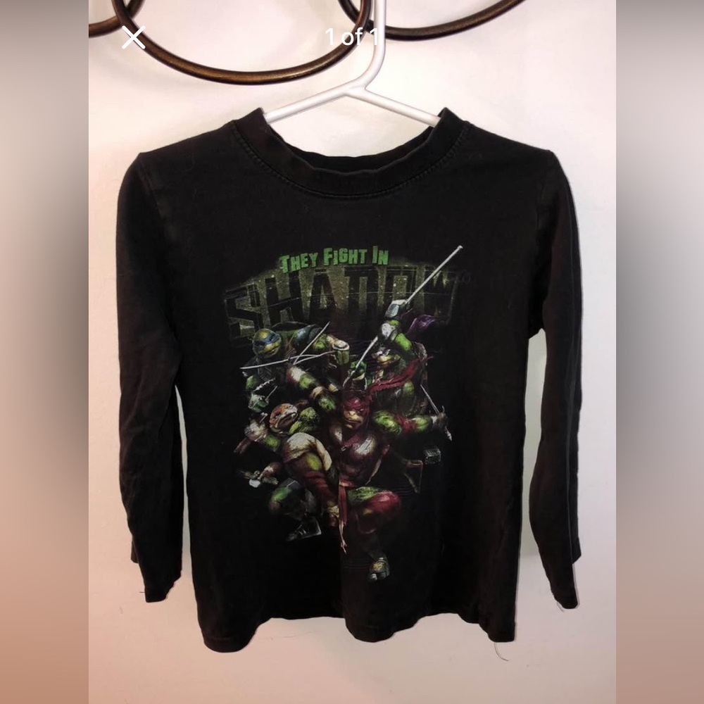 Boys Long Sleeve Shirt (Teenage Mutant Ninja Turtles) - Size 5T